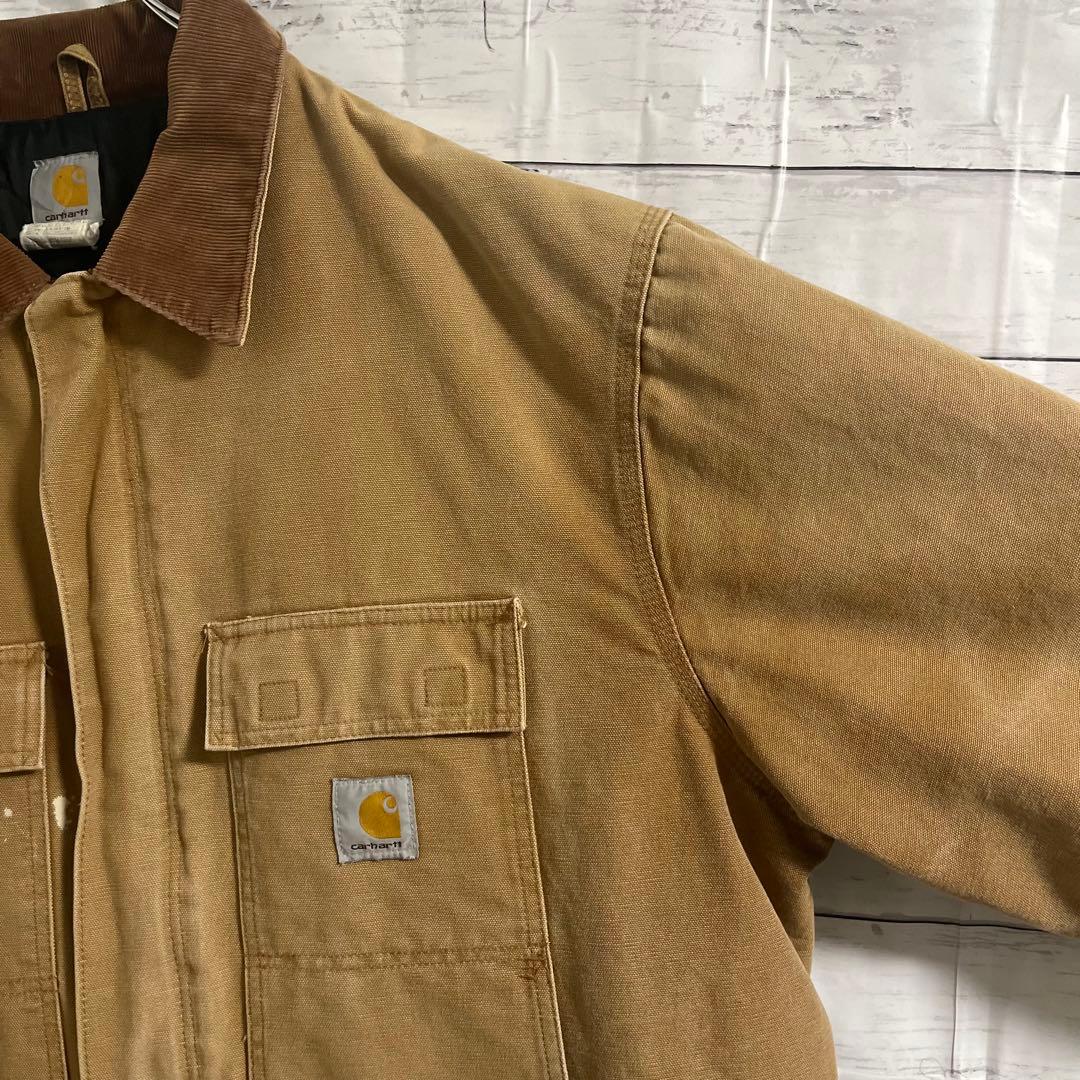ま*屋様 状態良好　Carhartt　トラディショナルジャケット　ブラウン　US