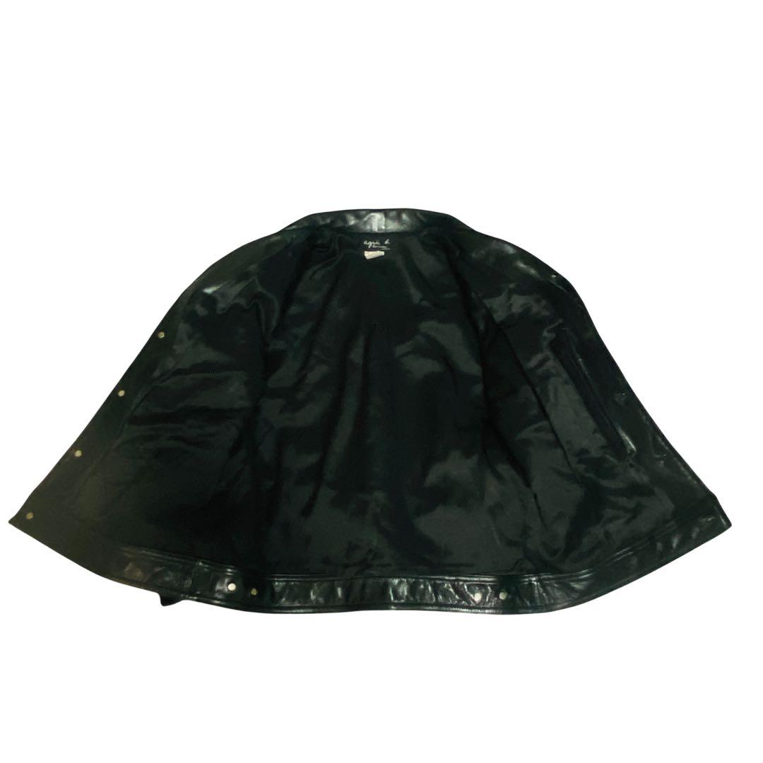 【美品】90s agnis b. homme アニエスベーオム レザージャケット