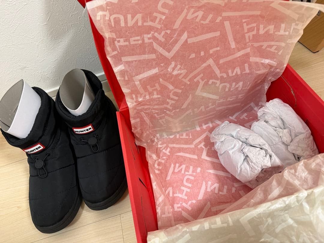 HUNTER ハンター　スノーブーツ　ブラック
