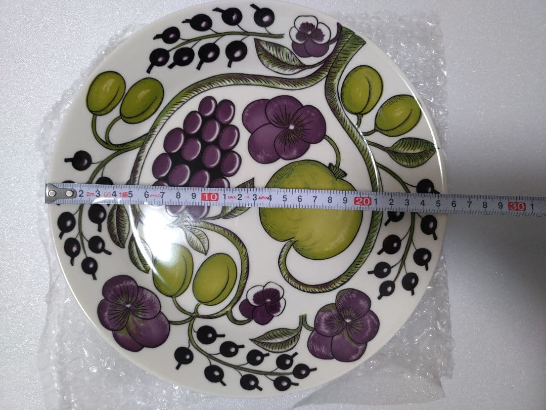 未使用・旧ロゴ　アラビア パープルパラティッシ 26cm プレート 2枚セット