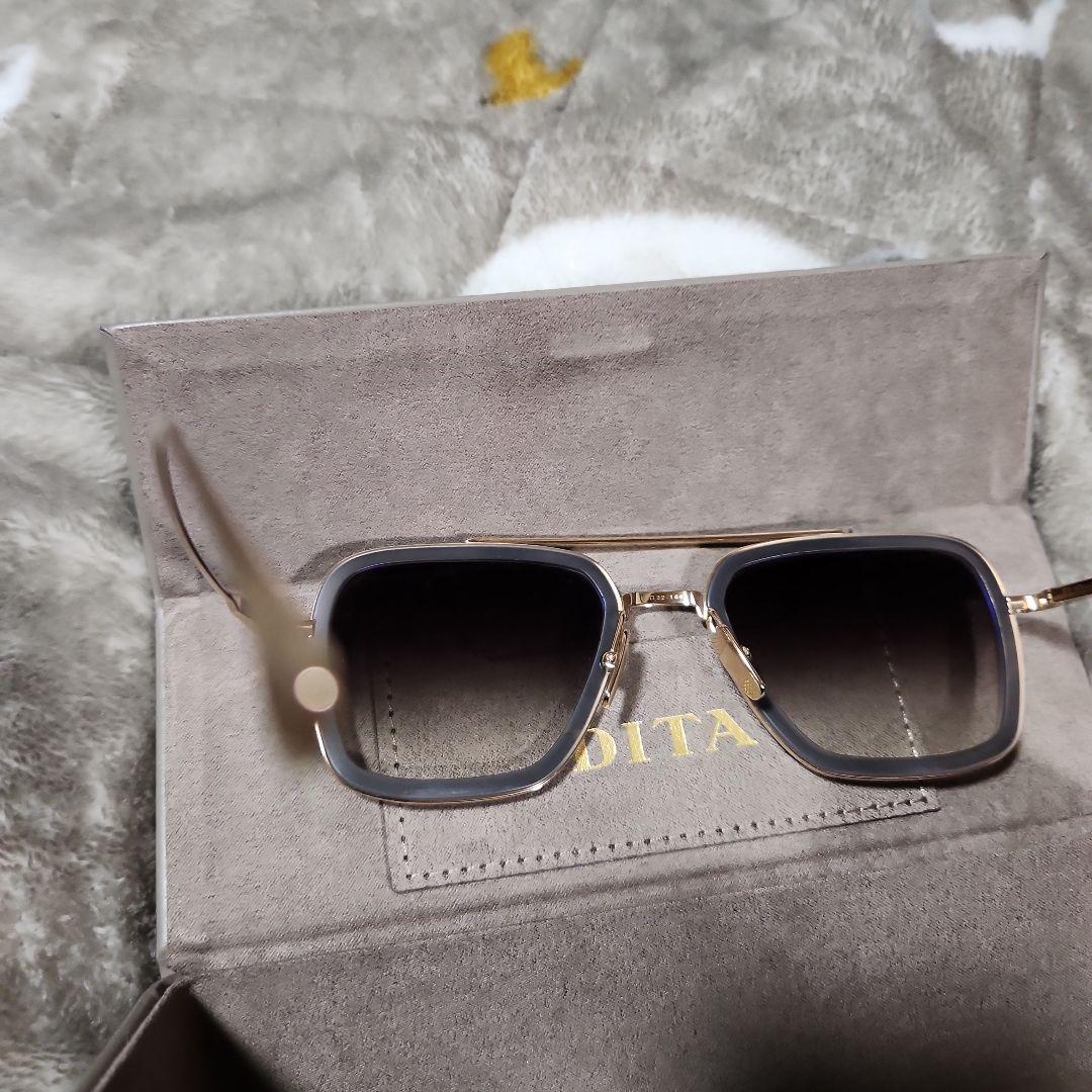 DITA　FLIGHT フライト006 グレージュ系フレーム、ゴールド