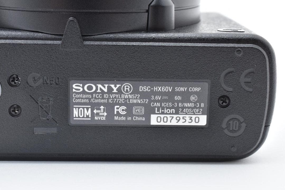 SONY Cyber-shot DSC-HX6OV デジタルカメラ コンデジ