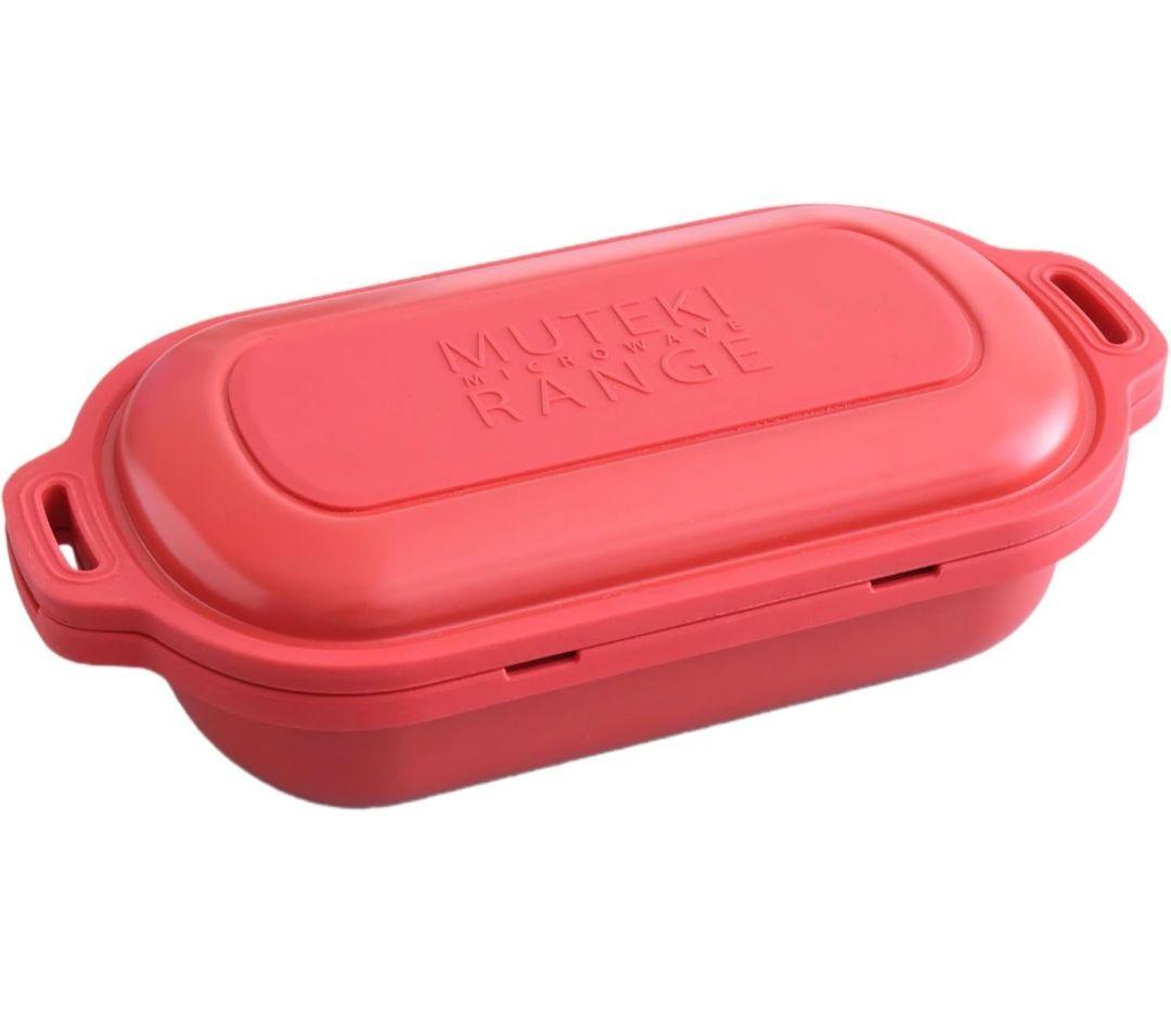 【新品】ムテキレンジ 電子レンジ調理器具　レシピブック付き