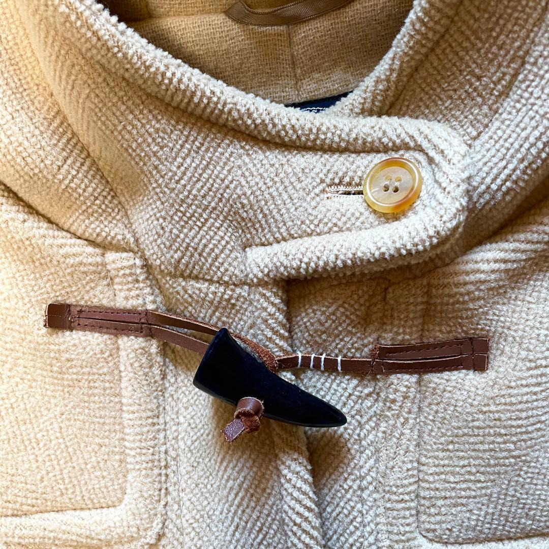 OLD ENGLAND ムーアブルック　ロング丈 ダッフルコート ヘリンボーン