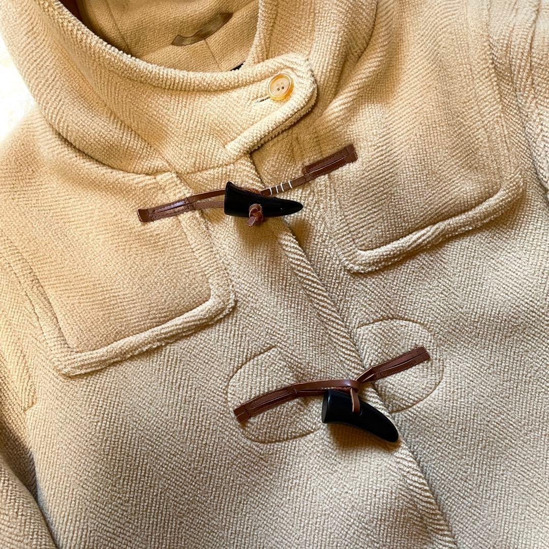 OLD ENGLAND ムーアブルック　ロング丈 ダッフルコート ヘリンボーン