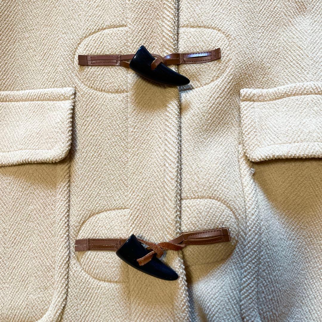 OLD ENGLAND ムーアブルック　ロング丈 ダッフルコート ヘリンボーン