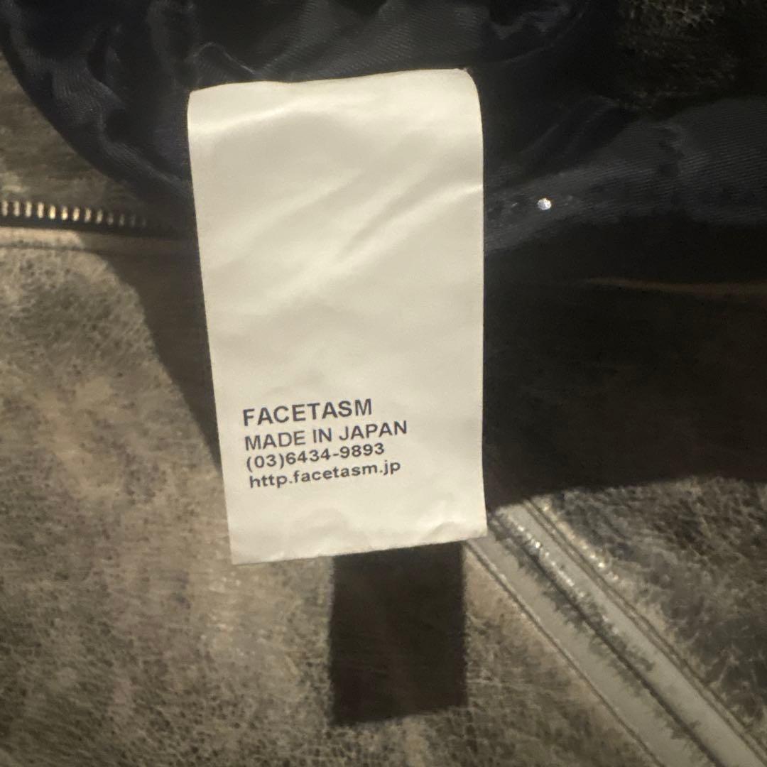 ファセッタズム　ダブルライダースJKT ヴィンテージ加工