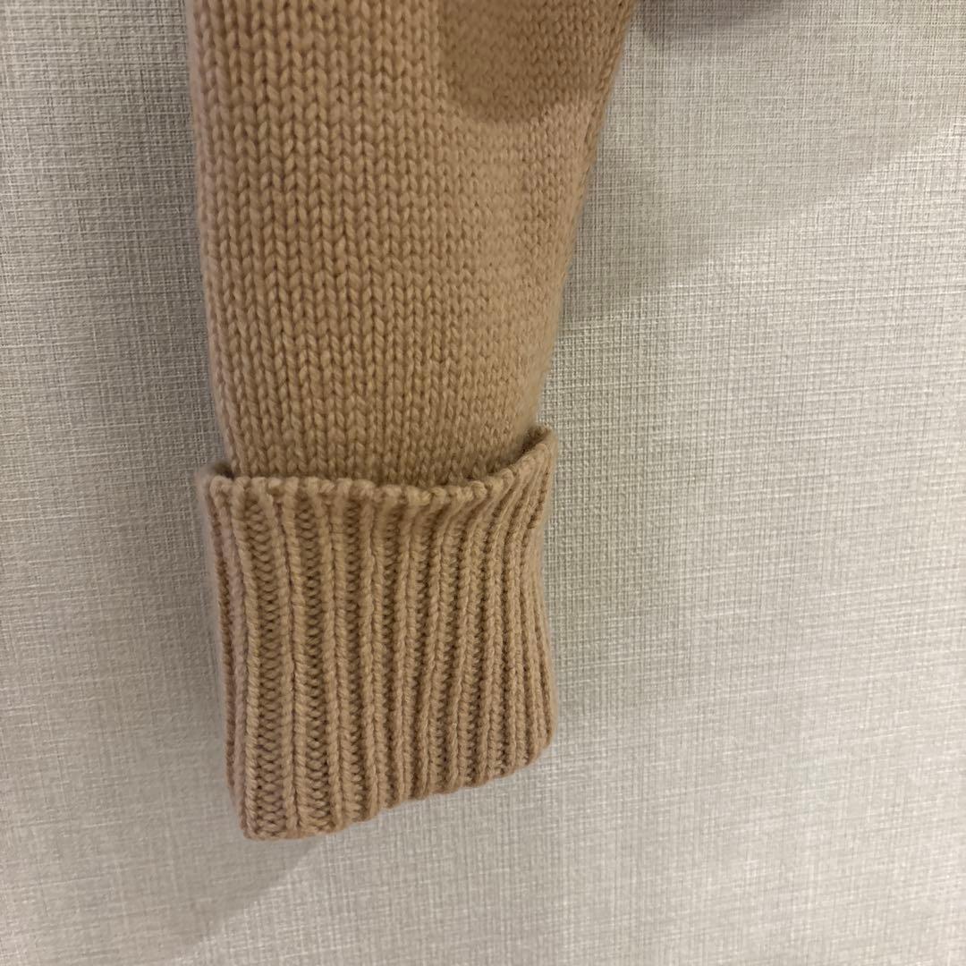 Maison Margielaベージュ タートルネックニット