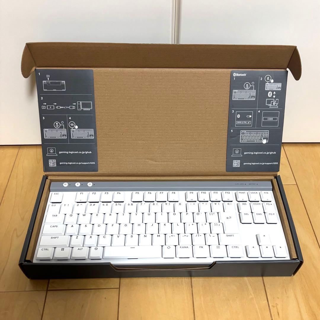 Logicool G G515 TKL ホワイト リニア　　ワイヤレスキーボード