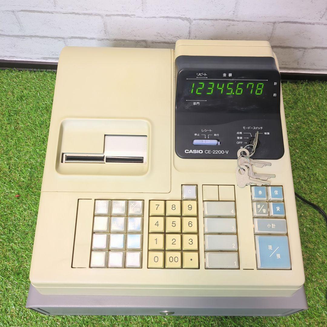 CASIO カシオ　レジスター　CE-2200　V