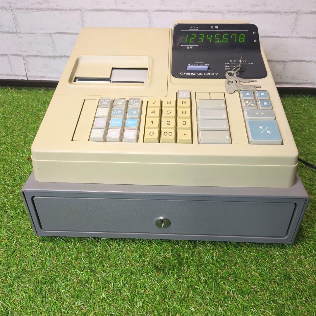 CASIO カシオ　レジスター　CE-2200　V