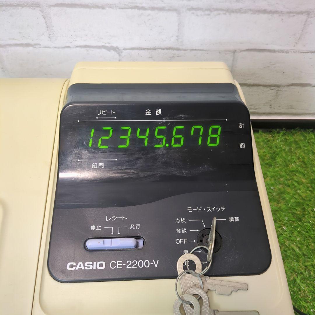 CASIO カシオ　レジスター　CE-2200　V