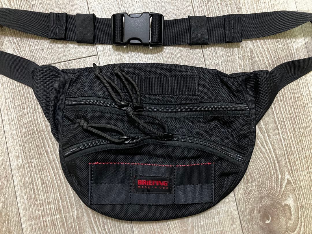 完売品 美品 ブリーフィング パイク ブラック ボディバッグ アメリカ製