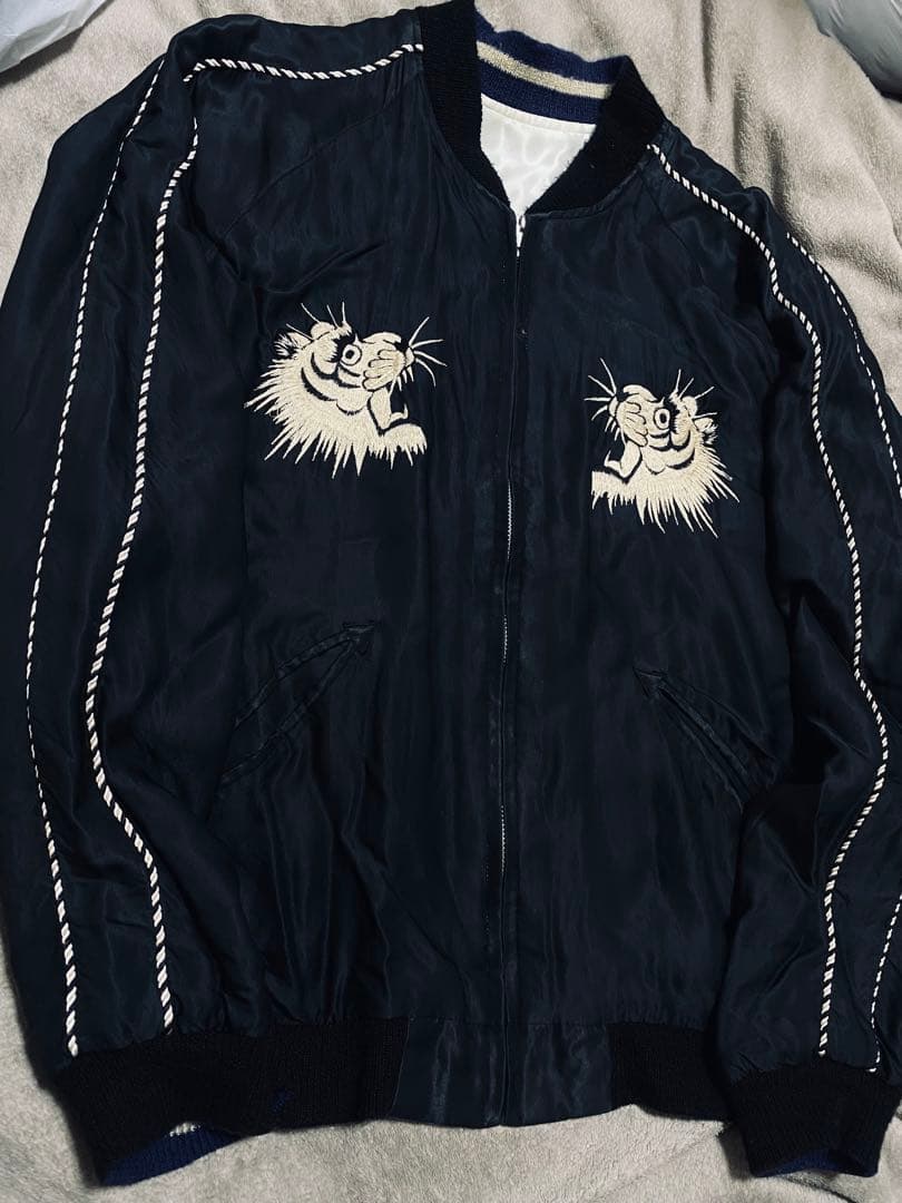 テーラー東洋 x Hinoya スカジャン 日本限定虎　2面用 vintage