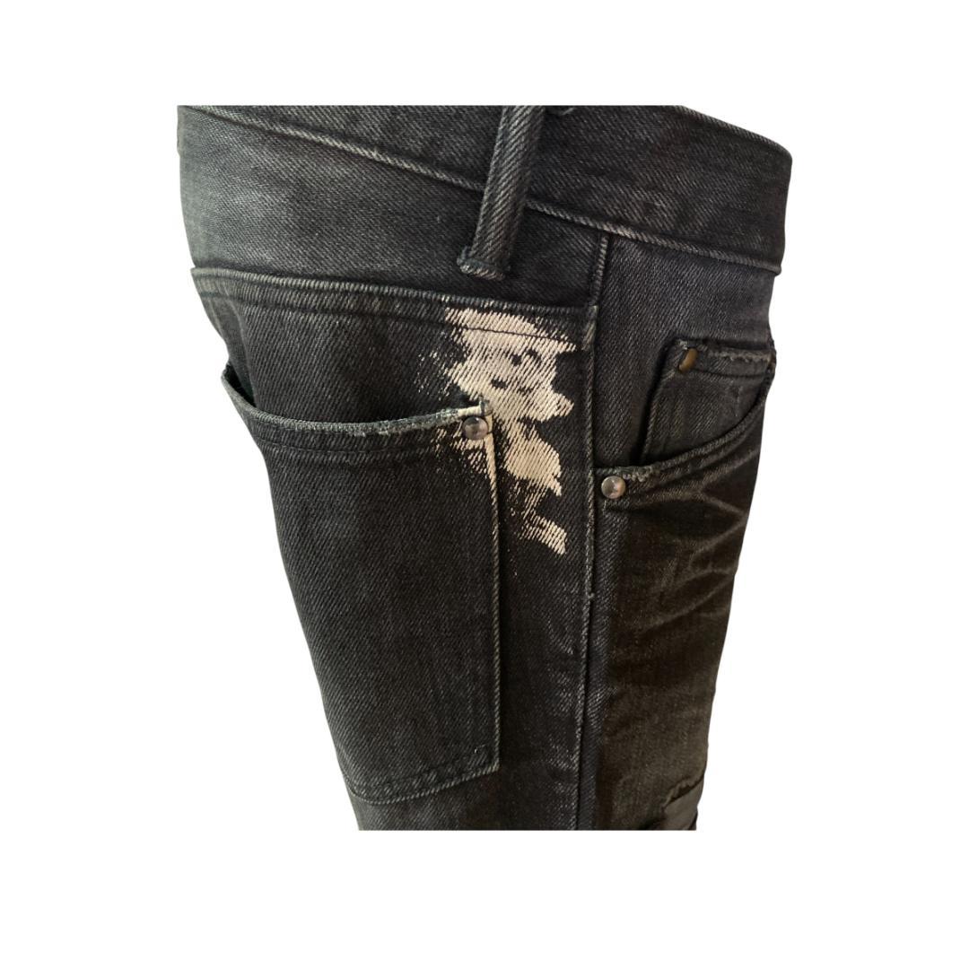 pledge プレッジ ブラック デニム・ジーンズ（その他） M