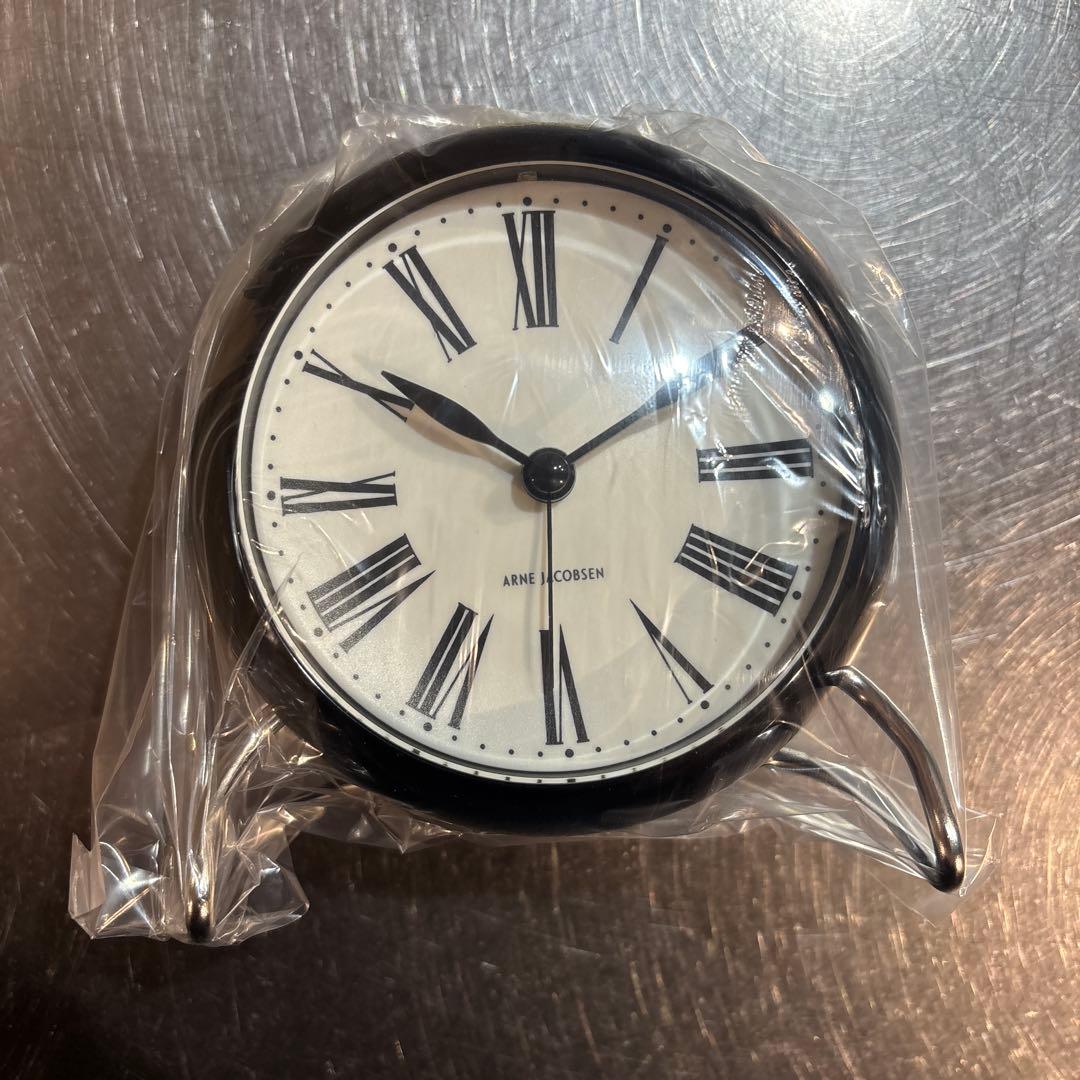 り*つ様 Arne Jacobsen ROMAN アラーム付き置時計 11cm