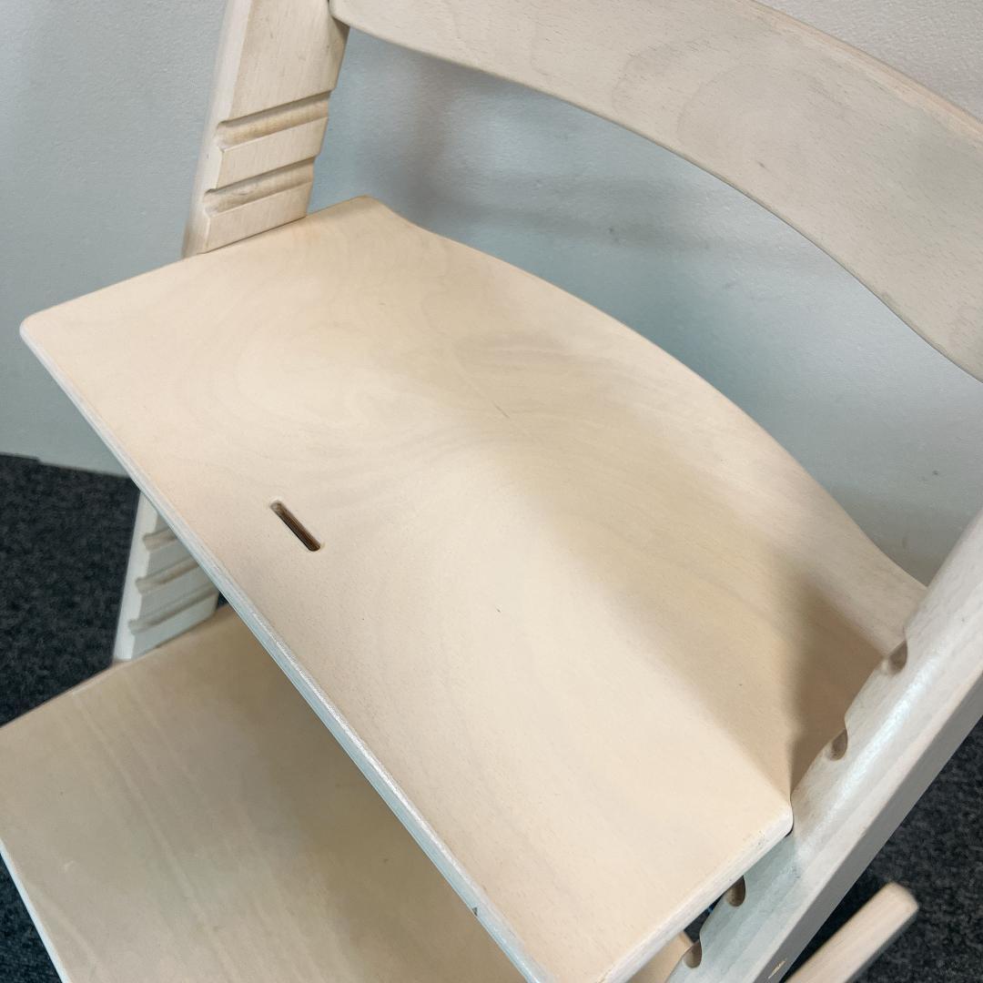 STOKKE トリップトラップ ベビーチェア ホワイトウォッシュ S/N4