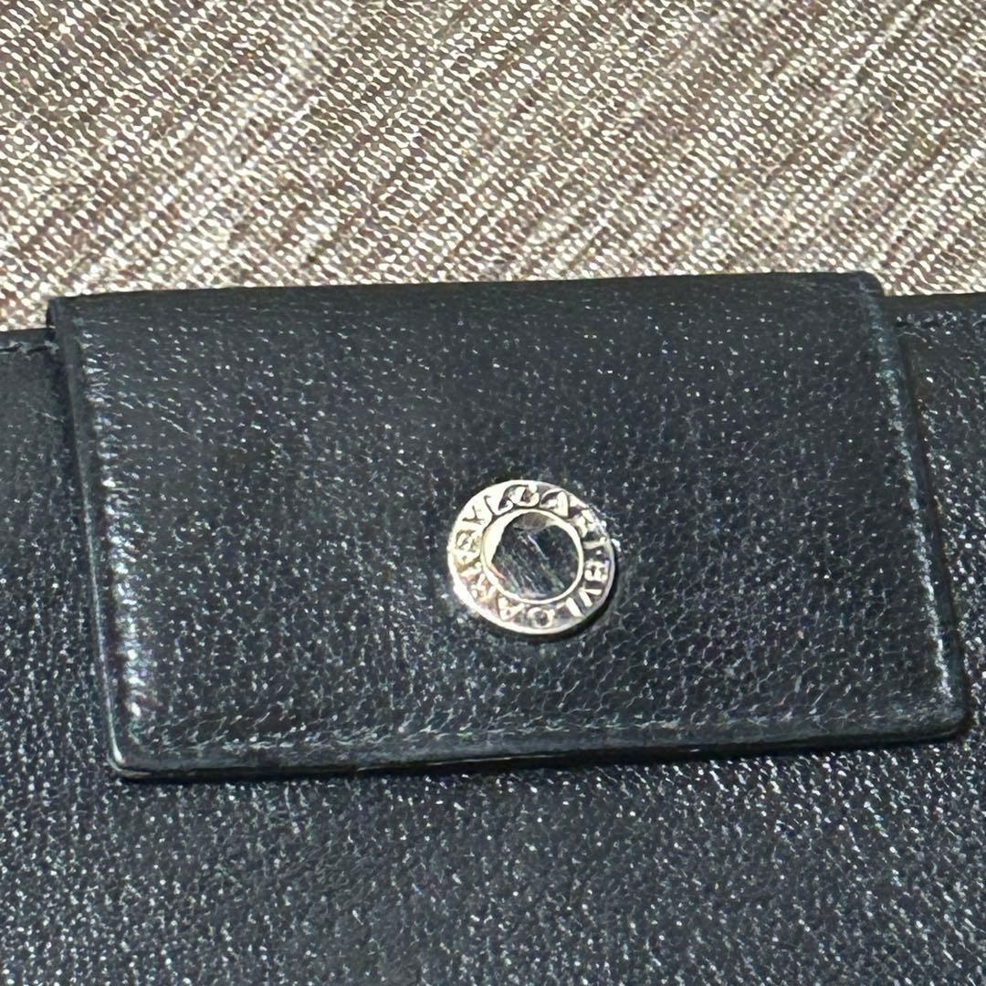 未使用　ギャランティー　箱付き　BVLGARI CLASSICO 長財布　黒
