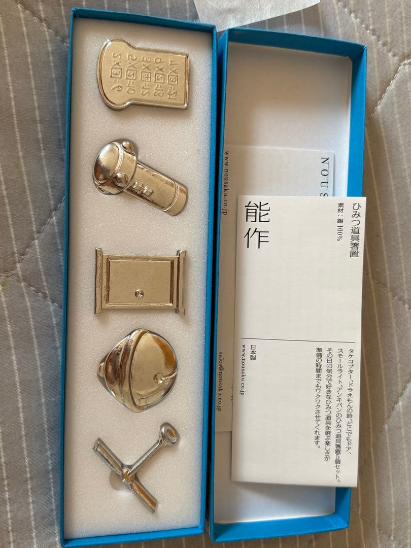 【能作】 ドラえもんシリーズ 箸置き ひみつ道具箸置５種