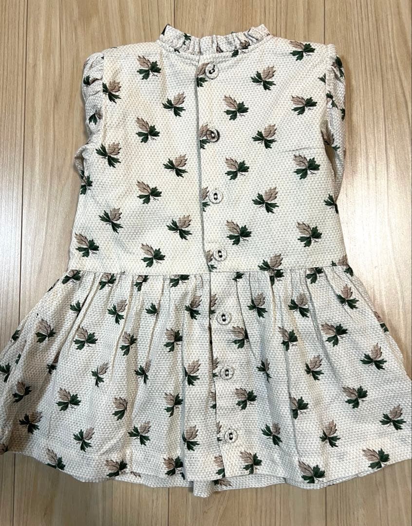 【新品未使用】bonjour diary ワンピース　2-3y