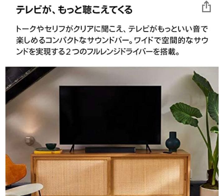 BOSE シアターラックシステム Bose TV Speaker ブラック