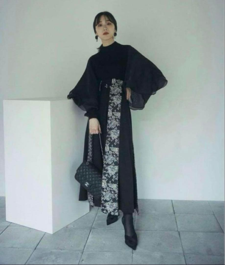 スカート ANDREA&Co. Jacquard Ribbon Skirt