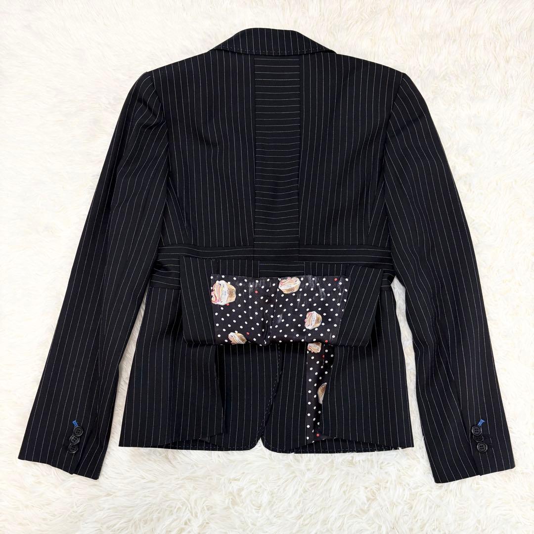 Paul Smith BLACK レディース スーツ ストライプ ブラック 42