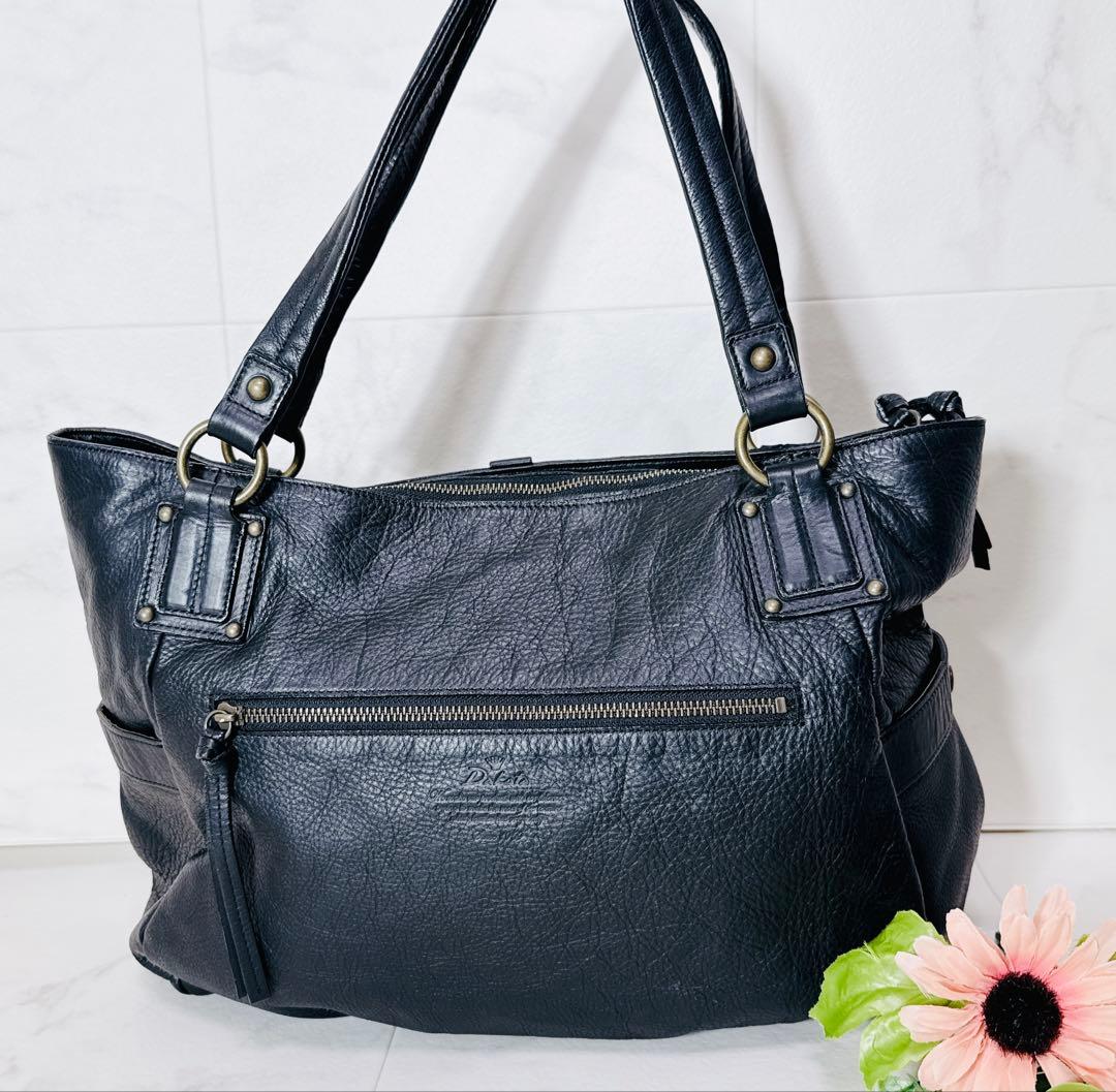 ダコタ　Dakota トートバッグ　A4サイズ収納可能　黒　ビジネスバッグ