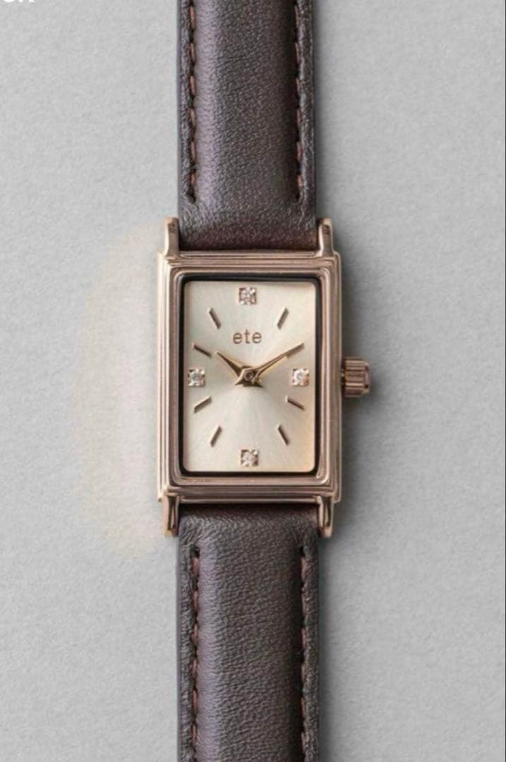 【美品】ete 時計　ダイヤモンド　8月限定セール