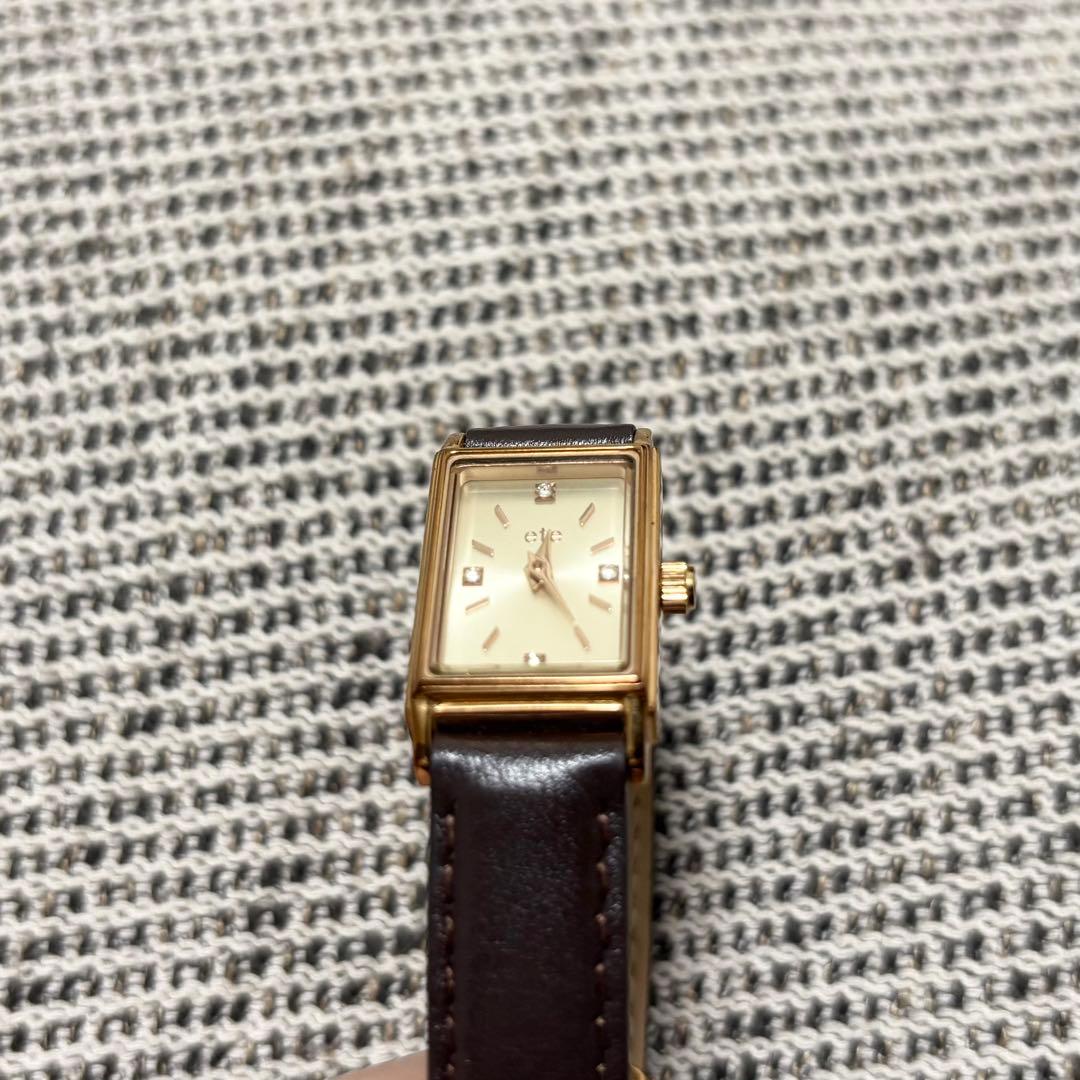 【美品】ete 時計　ダイヤモンド　8月限定セール