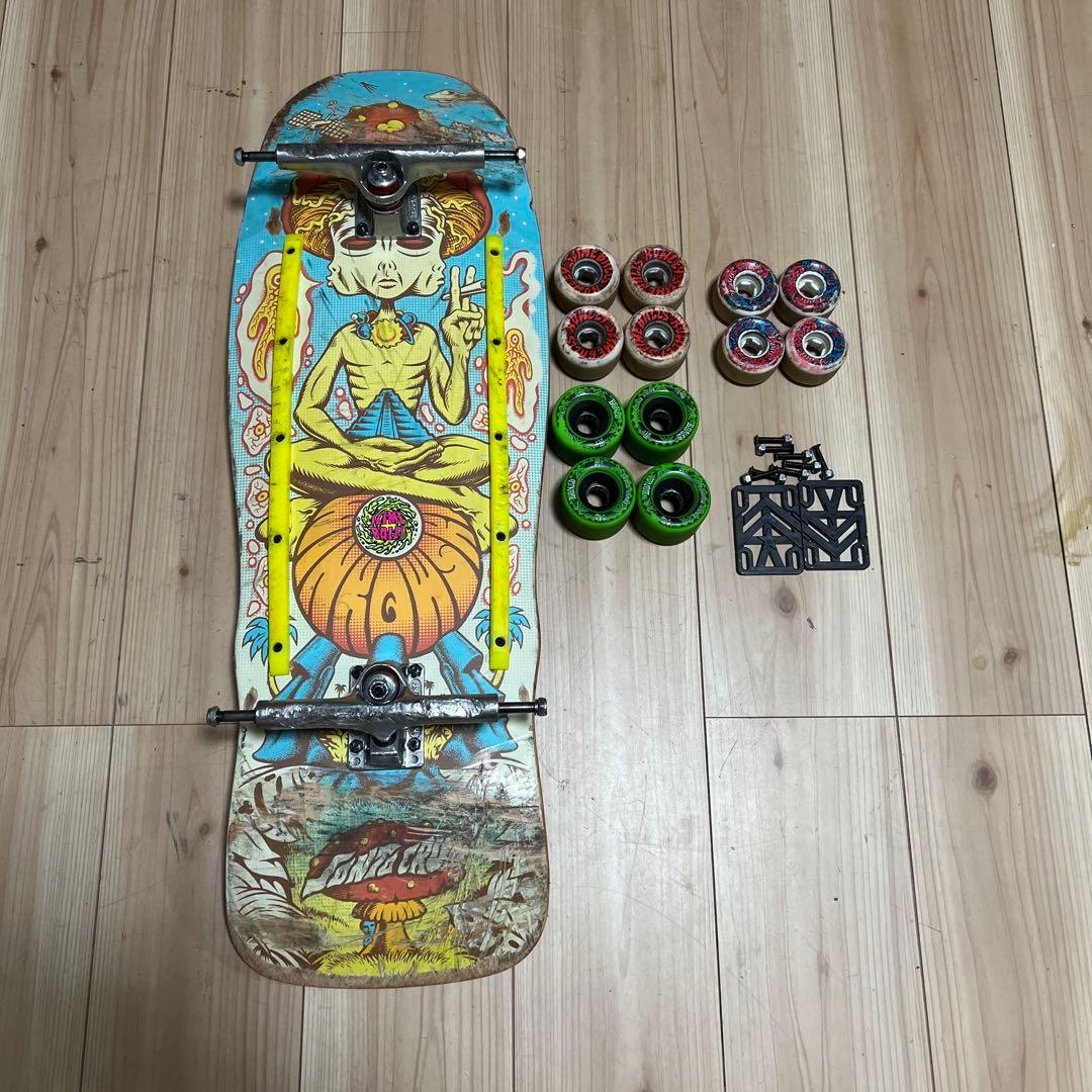 サンタクルーズデッキ、トラック、ウィール3個セット(バラ売り不可)