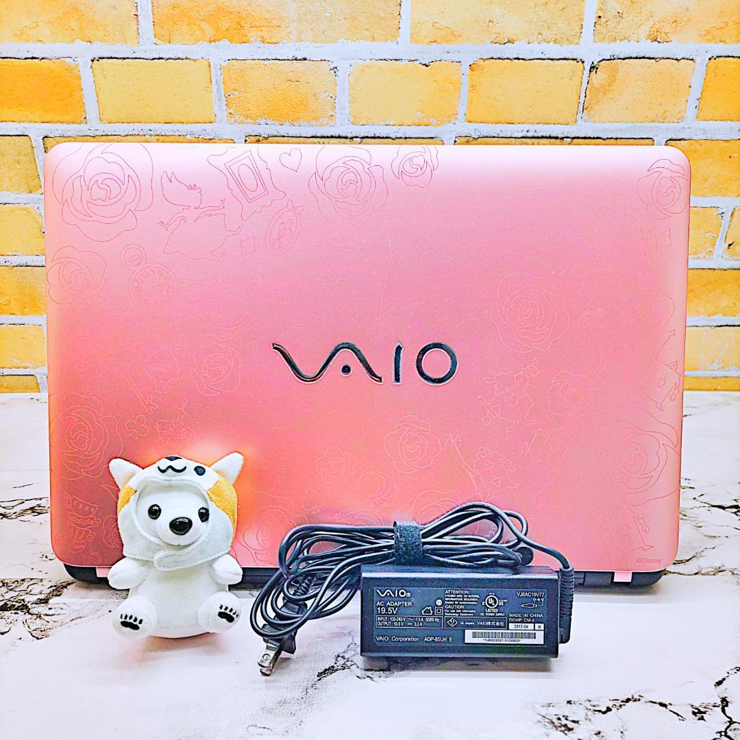 美品❣️Disneyコラボ❤️激レア【アリスモデル】限定品✨ピンクノートパソコン