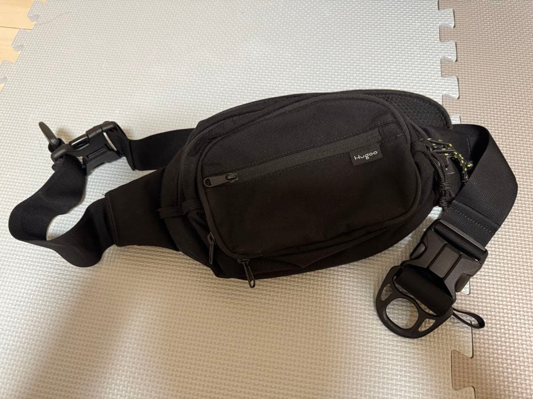 【Hugoo】 ヒップシート ブラック