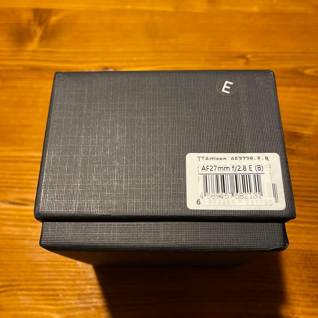 【新品開封済】TTArtisan AF 27mm F2.8 Sony E用 黒