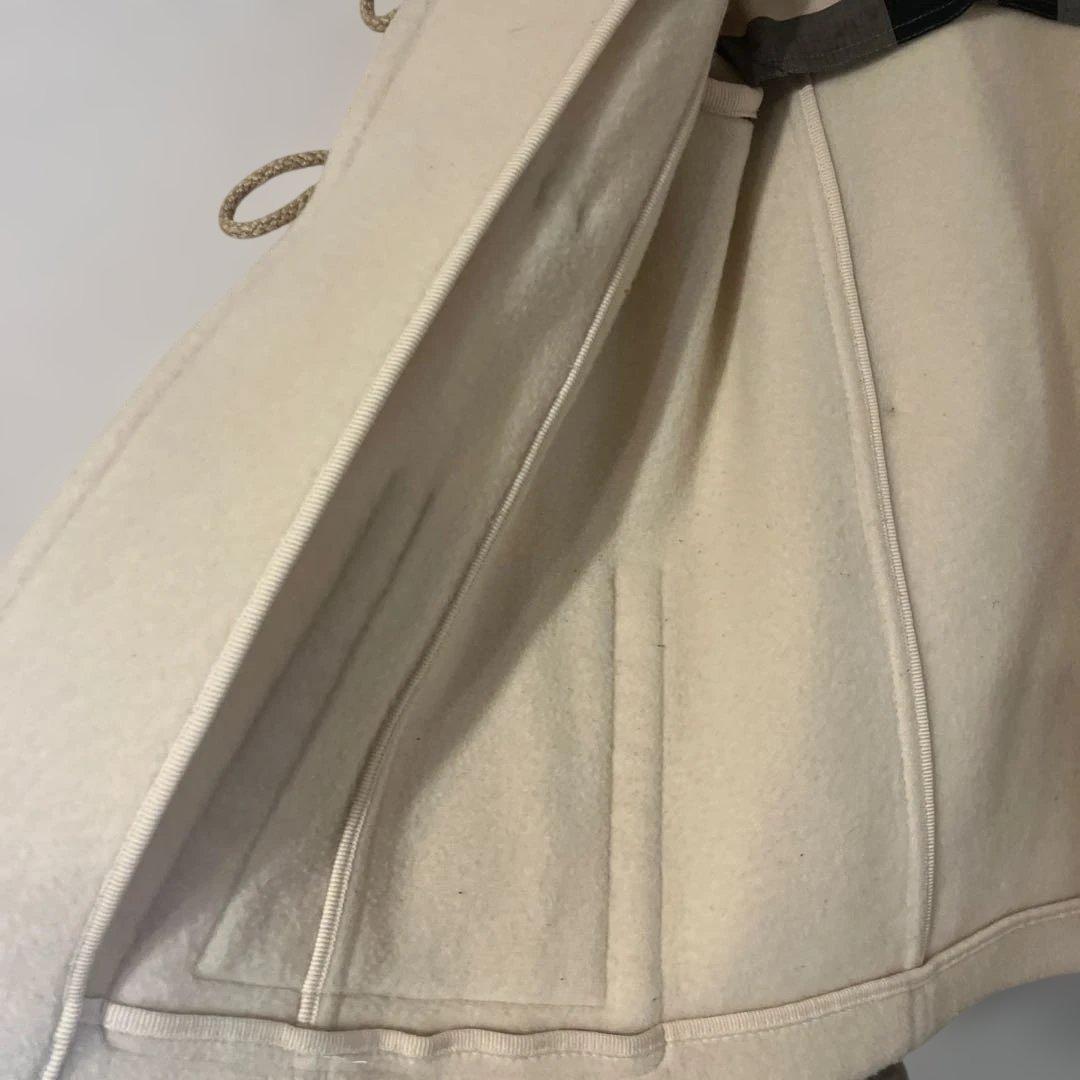 正規品★Burberry Britバーバリー★アイボリー ダッフルコート