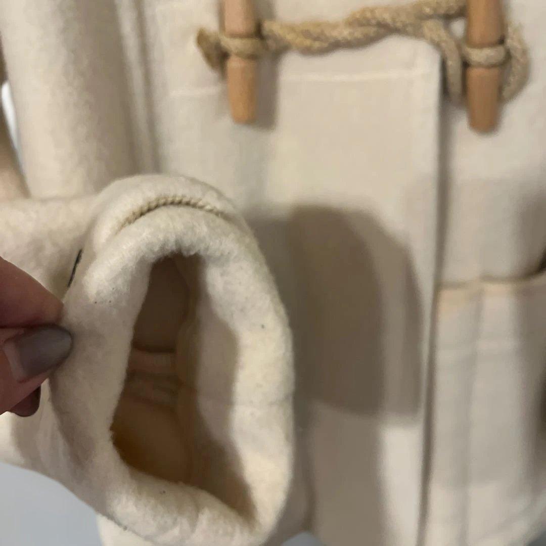 正規品★Burberry Britバーバリー★アイボリー ダッフルコート