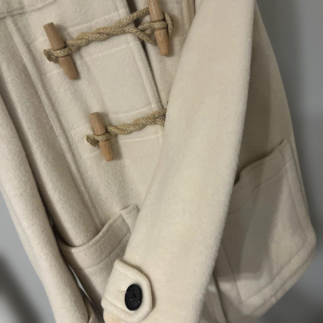 正規品★Burberry Britバーバリー★アイボリー ダッフルコート