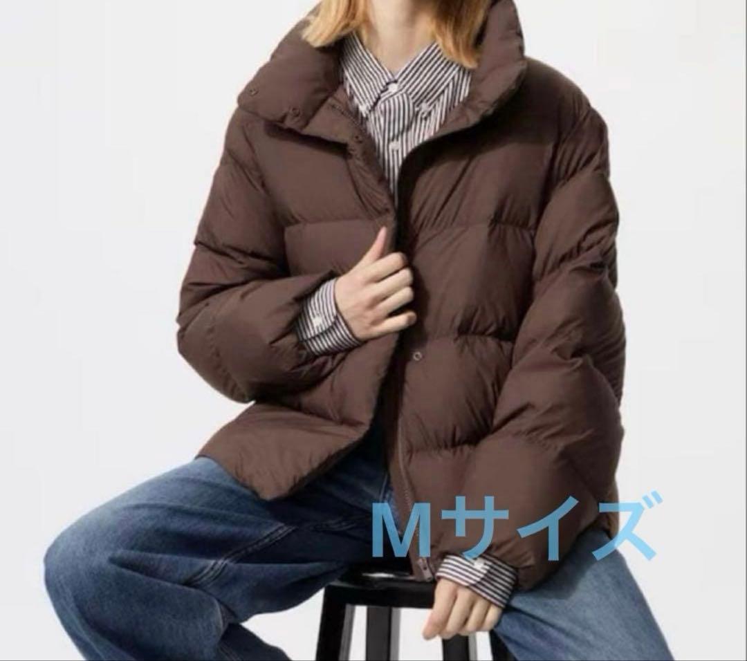 《新品未着用》UNIQLO ユニクロ パウダーソフトダウンジャケット ブラウン