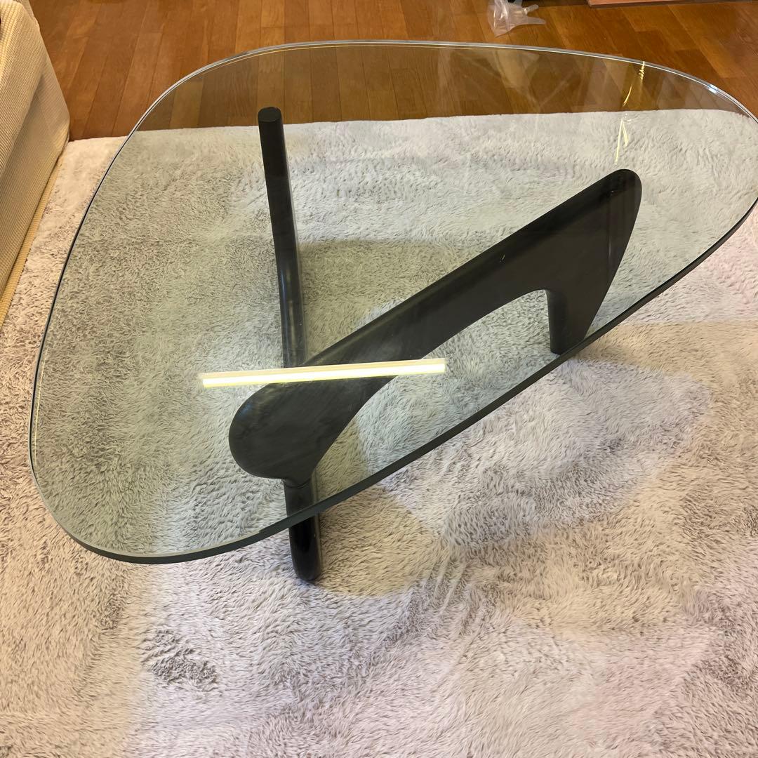イサムノグチ　リプロダクト品　ローテーブル　ガラス