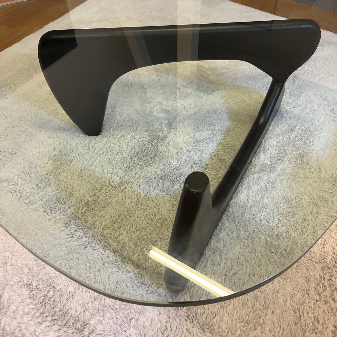 イサムノグチ　リプロダクト品　ローテーブル　ガラス