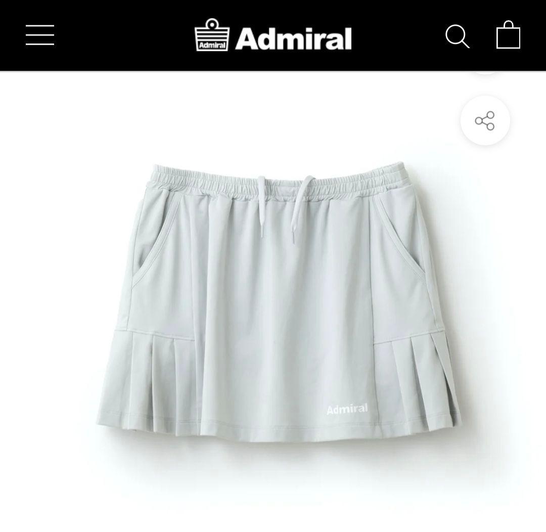 3/3まで 最安 最新タグ新品 アドミラル スコート ATLA509 グレー M