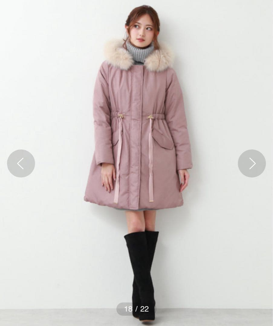 ジルバイジルスチュアート　ミリタリーリバーシブルコート