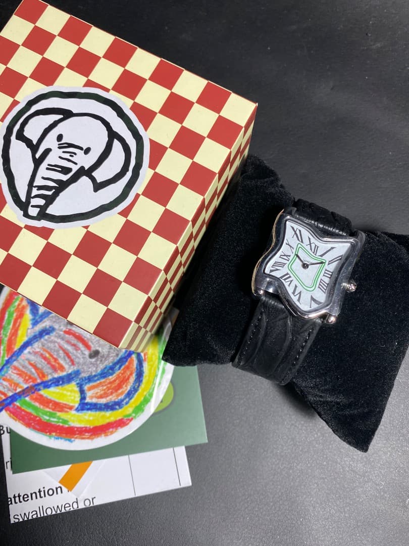 A-56/ 新品SQUARE MELTING WATCH LARGE