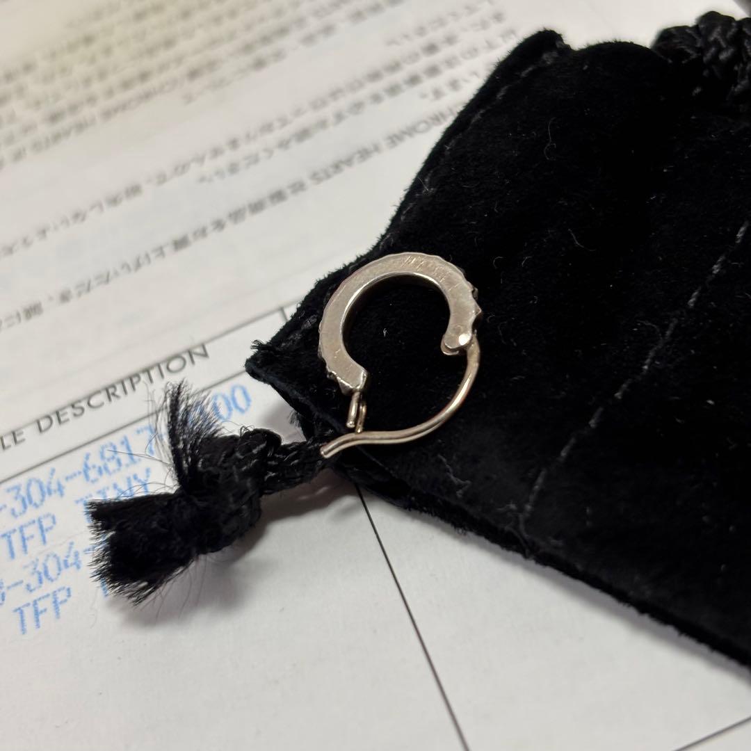 [確実正規品] クロムハーツ TFP タイニー プラス　フープピアス　2点セット