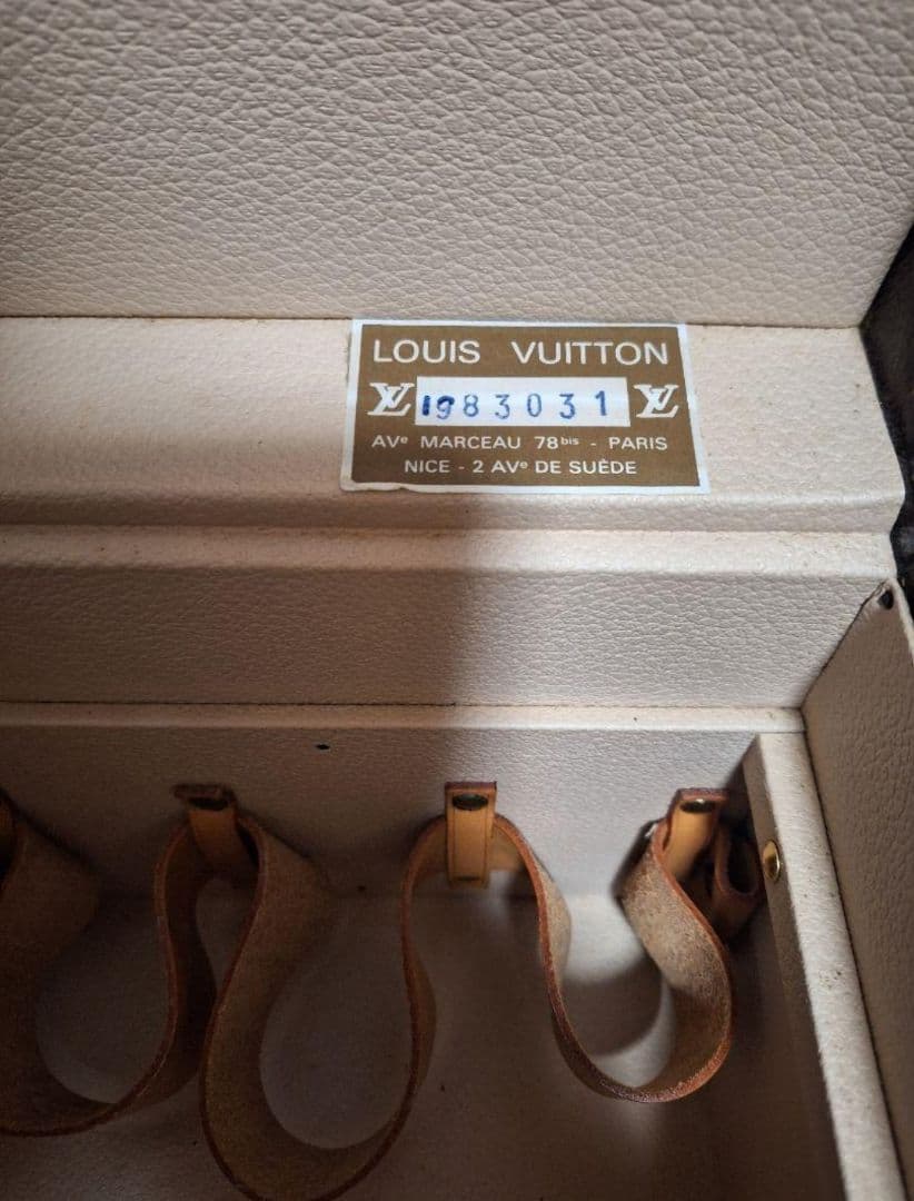 ルイヴィトン モノグラム トランク メイクボックス 化粧箱 ヴィンテージ 正規品