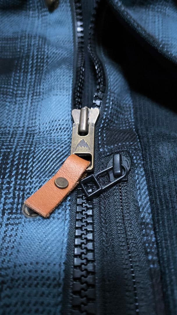 【BURTON バートン】スノーボードウェア メンズL チェック コットンライク