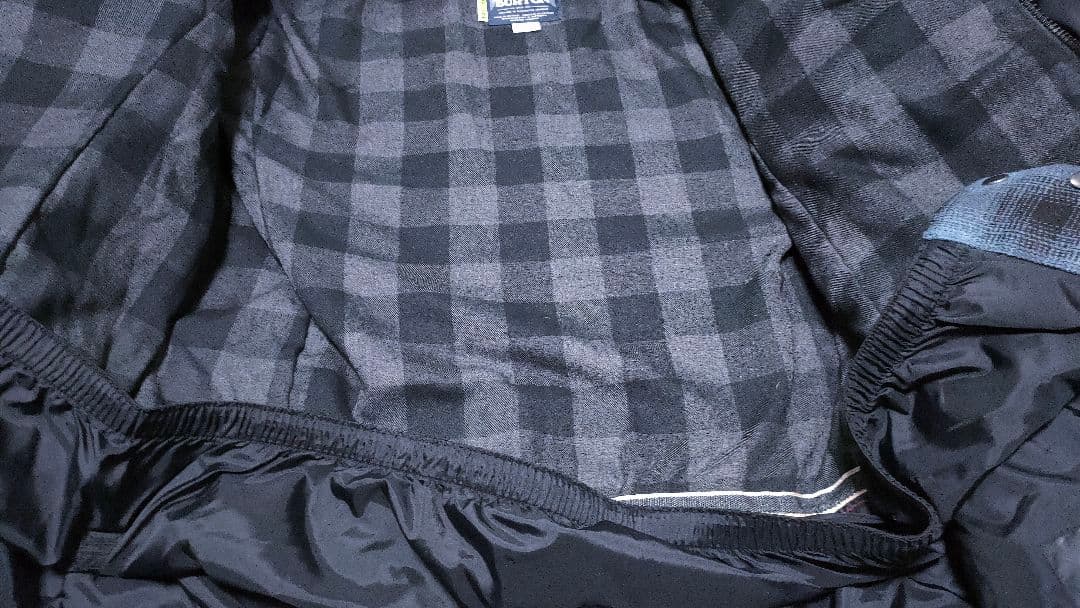 【BURTON バートン】スノーボードウェア メンズL チェック コットンライク