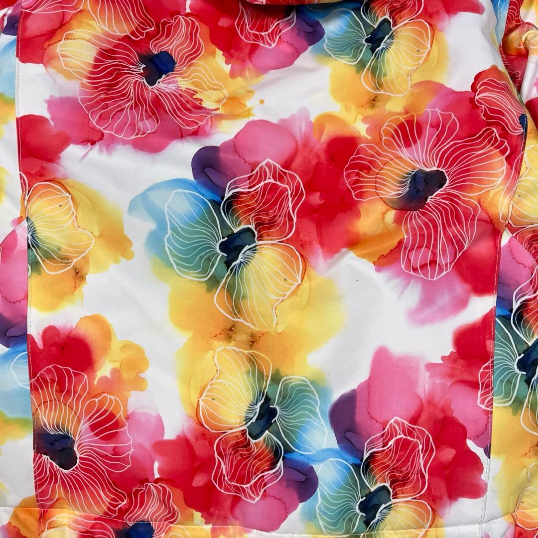 美品 ROXY ボードウエア 130 スキーウエア 女の子 花柄 ウエア上下