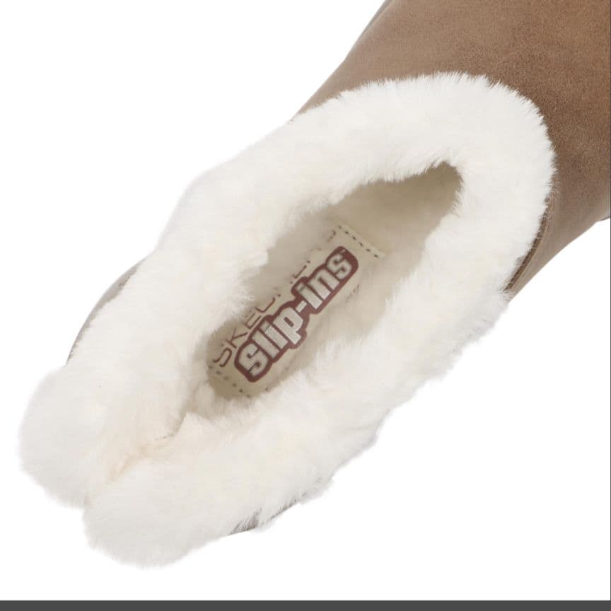 SKECHERS スリップインズ ブラウンショートブーツ