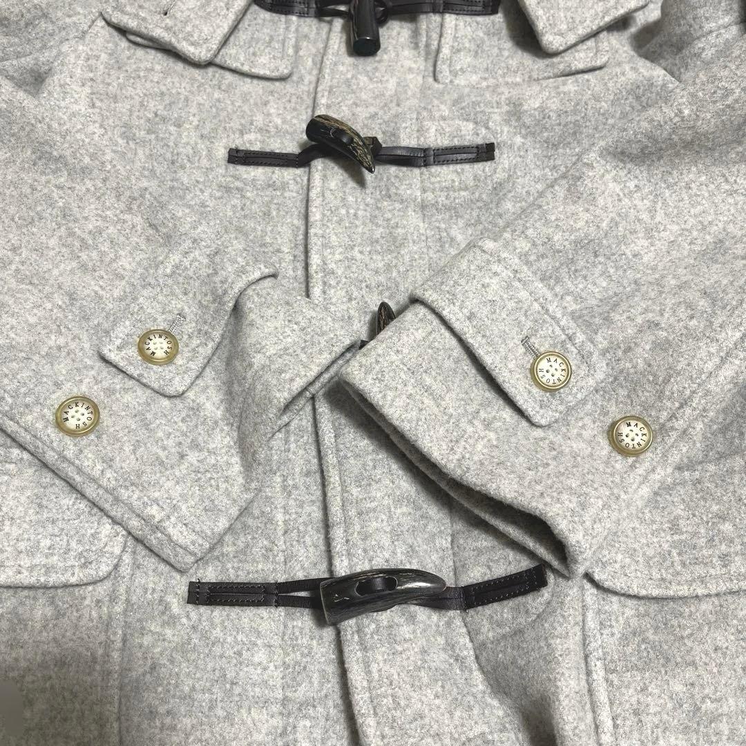 【美品】マッキントッシュロンドン メルトンウール　ダッフルコート　ロング　38